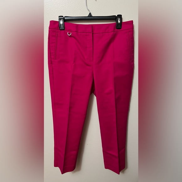 Women’s crop dress pants, magenta, size 10 - Picture 2 of 3